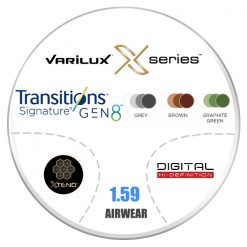 Đa Tròng Đổi Màu Essilor Varilux X Clusive Transition Signature Gen 8 1.59 AS Airwear